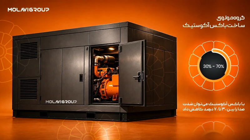 ساخت باکس آکوستیک دیزل ژنراتور