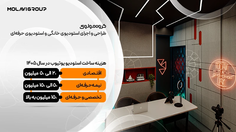 ساخت استودیوی یوتیوب